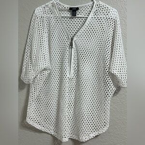 Alfani White Mesh Swim Coverup
Caja 6